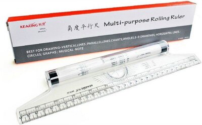 科灵滚动平行尺建筑平厘米制图
