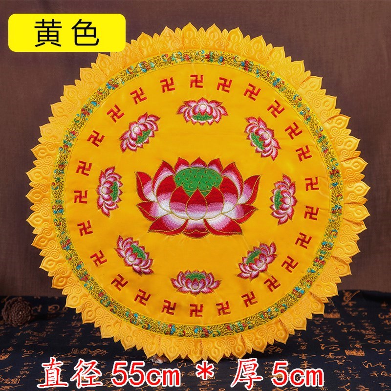 打坐垫拜财神拜佛家用跪拜套佛堂拜垫禅垫正修拜垫儿佛垫莲花垫