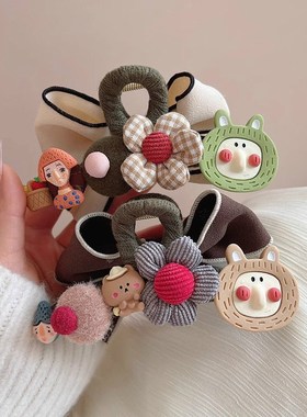 so cute !卡通趣味抓夹大号蝴蝶结玩偶发抓少女心盘发高级感发饰