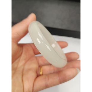 仿和田玉乳化玻璃手镯会弹起的玻璃手镯外蒙料树脂防弹手镯抗摔