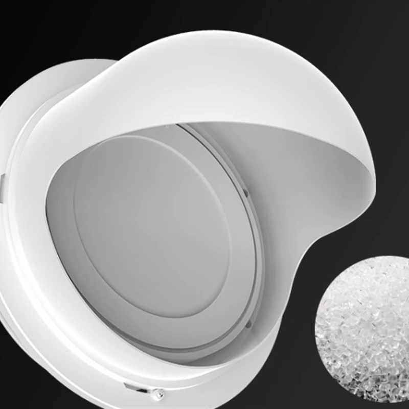 外墙抽油烟机止回阀防回风厨房穿墙止逆阀玻璃窗用室外帽家用烟道