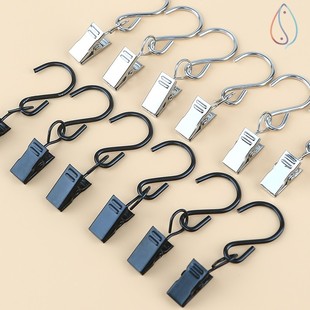 窗帘夹子扣环挂钩强力挂扣防锈钩环全金属窗帘环窗帘扣布艺扣全环