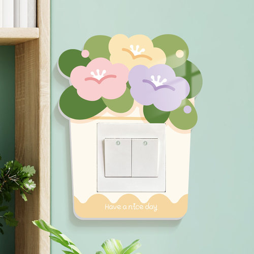 插座立体开关贴防水开关保护套