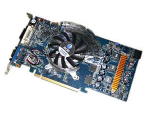 II代PCI 影驰9600GSO加强版 256MB 256Bit显卡 DDR3 GeFeng
