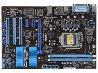 ●GeFeng●Asus/华硕 P8H61 1155针DDR3独立PCI-E显卡槽主板 大板