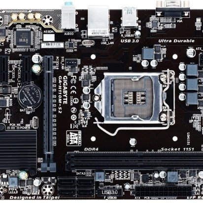 ●GeFeng●技嘉GA-H110M-S2 REV:1.0 1151针DDR4 全集成主板 小板