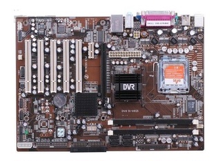 V4125 监控5个PCI 大板 信步DVR 集成显卡 775主板 GeFeng
