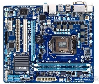 ●GeFeng●技嘉 GA-H61M-USB3-B3 1155针DDR3全集成H61主板 小板