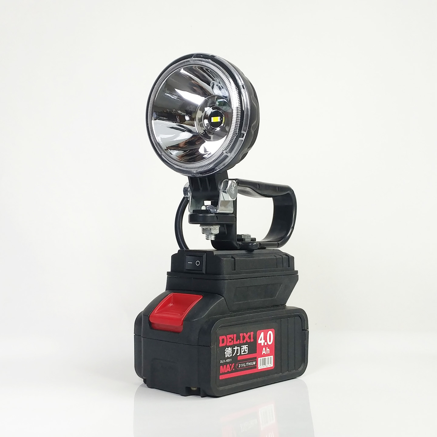 手提款聚光灯适用于德力西款锂电池工作灯应急灯维修灯探照灯USB