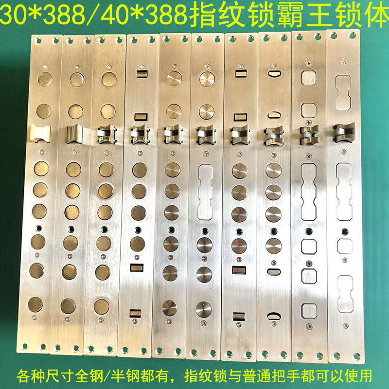霸王锁体指纹锁锁体双活双快通用