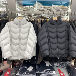 冬季男士云朵泡芙款立领羽绒服90绒潮流纯色保暖加厚面包服外套潮