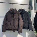 冬季潮牌大口袋立领羽绒服男美式轻奢宽松加厚保暖90鸭绒面包服潮