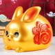 2024新款 十二生肖兔子儿童存钱罐男孩兔年礼品吉祥物防摔可存可取