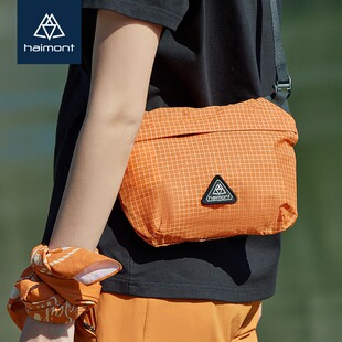 haimont海莫防水斜挎包女手机单肩包户外山系小包男超轻运动腰包