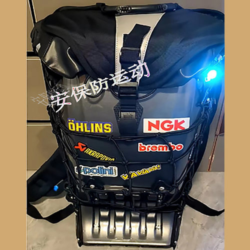 热卖Anoka复古摩托装备双肩硬壳背包机车骑行防摔防水越野头盔包 - 封面