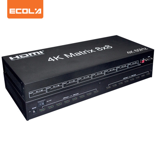 宜客莱（ECOLA）CB52-88 HDMI2.0 4K60Hz高清视频矩阵切换器