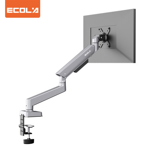 宜客莱（ECOLA)F100SV 银色 铝合金显示器支架加长单臂