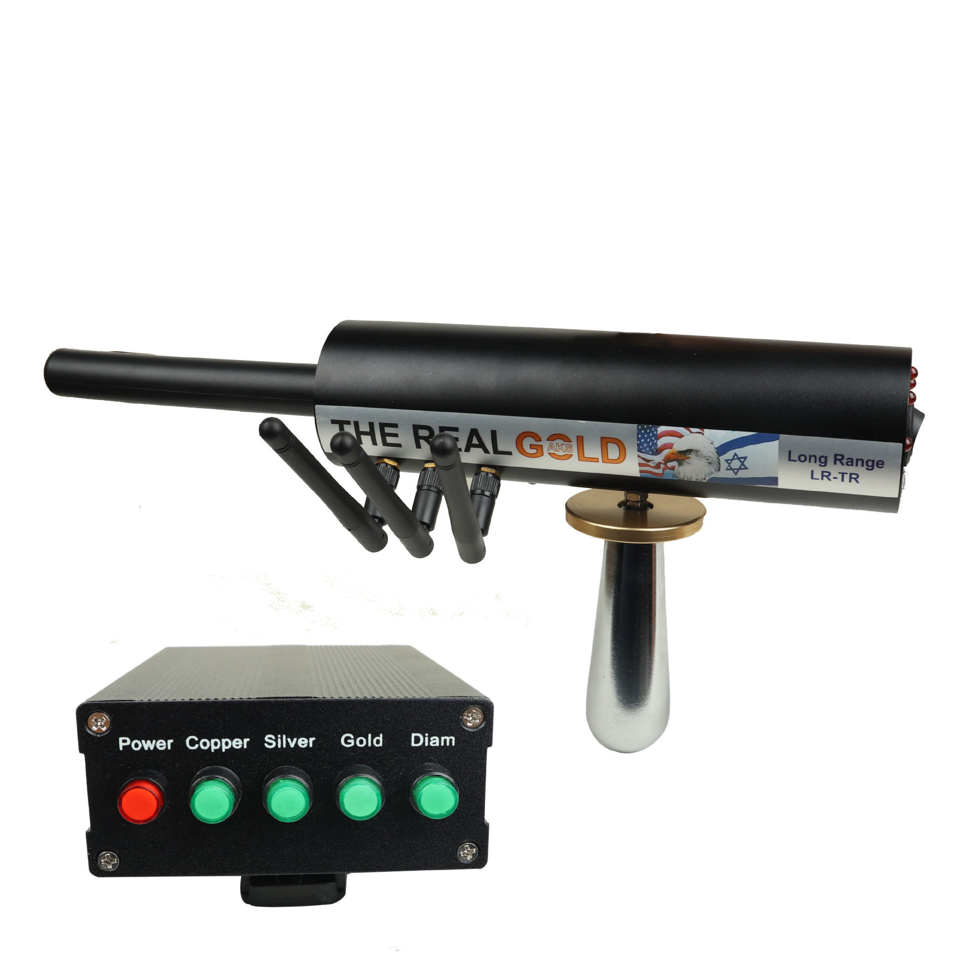 美国高精度远程地下金属探测器户外考古金银探宝器窖藏寻金仪现货