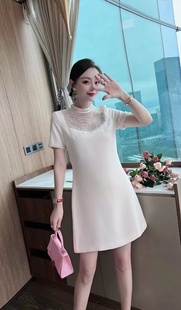 AURORA2024年春夏新款名媛小香风法式小众设计感修身气质连衣裙女