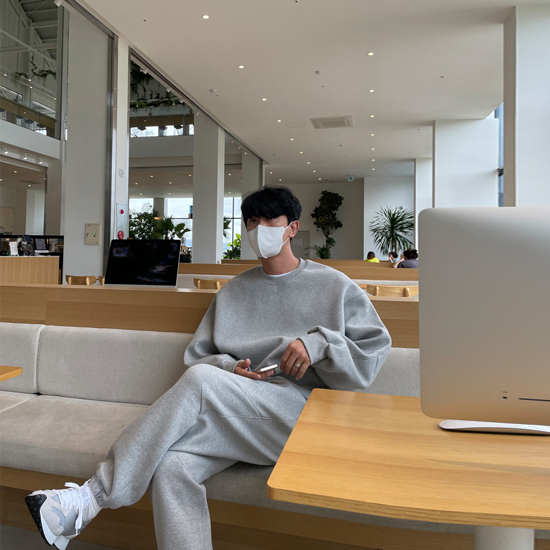 秋季新品卫衣套头圆领流行情侣