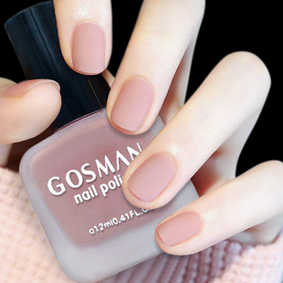 流行色系免烤快干持久指甲油美拉德裸色磨砂哑光不可剥2025新款