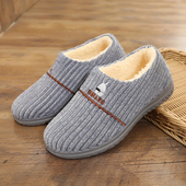 老北京布鞋 系带运动休闲黑色雪地靴 保暖鞋 男款 加绒加厚防滑底冬季