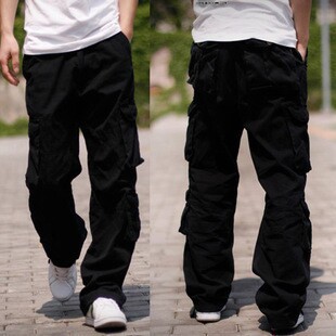 2017款 Men's cargo pants overalls loose trousers hip-pop boy|msdalam kategori Pakaian Lelaki, seluar santai - dari Buy2taobao.com untuk memberikan perkhidmatan ejen Taobao profesional membeli