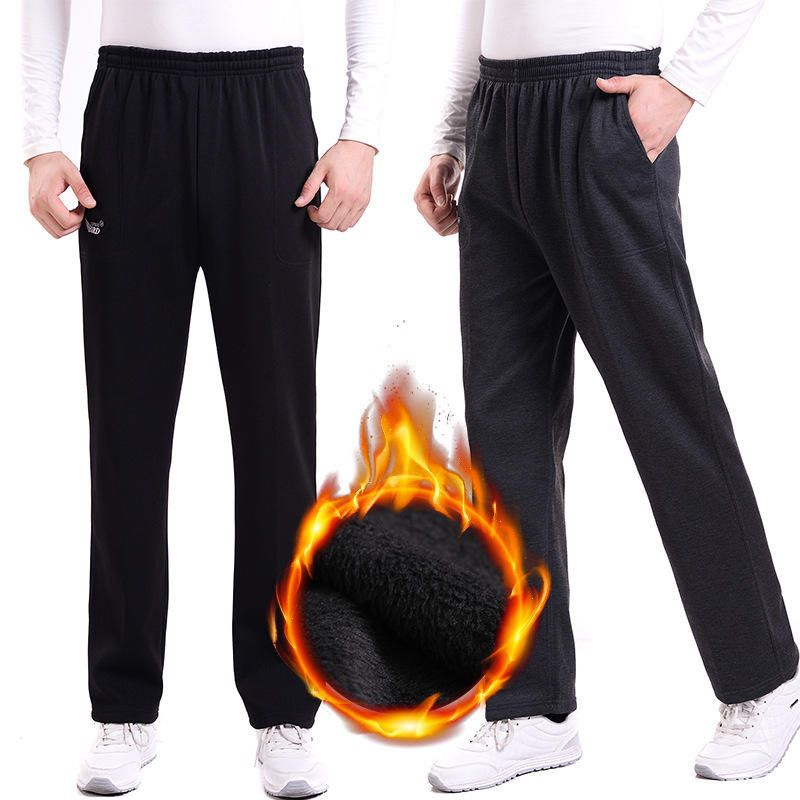 中老年人男士加厚保暖运动长裤