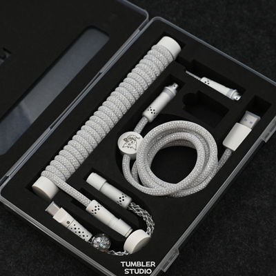 Tumbler studio 库洛米客制化键盘线RGB航插线发光键盘线三段式