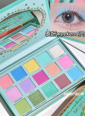 【保税直发】 MOIRA SWEET甜品系列马卡龙15色眼影盘玩妆盘