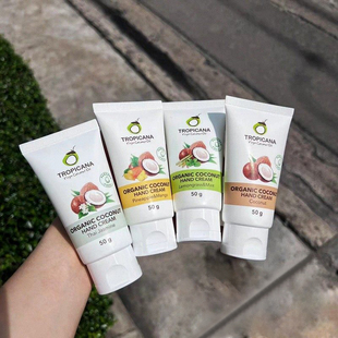 【保税直发】泰国Tropicana椰子油绵润护手霜50g香氛保湿滋润