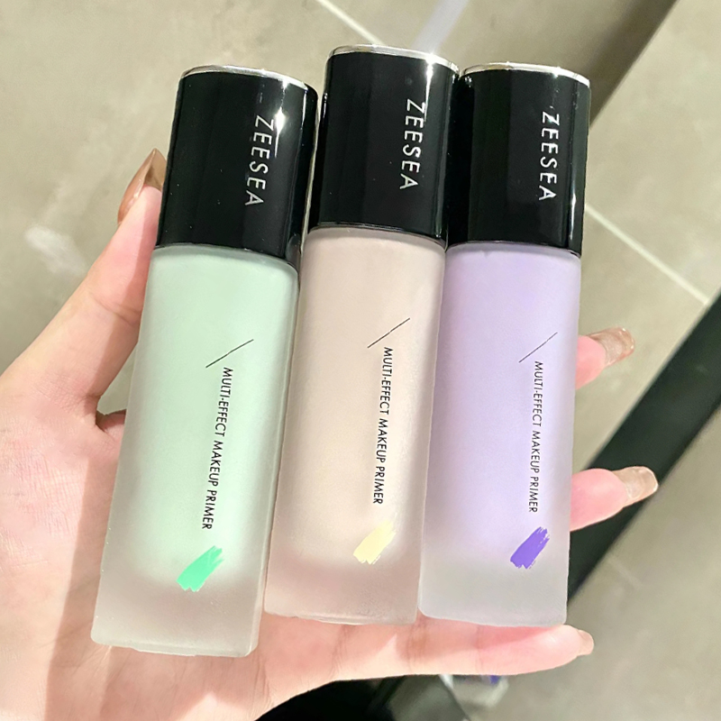 ZEESEA滋色隔离霜紫色素颜霜妆前乳打底遮瑕隐形毛孔油皮三合一女
