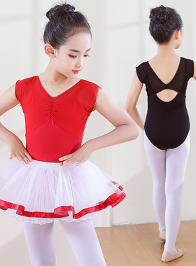 儿童舞蹈服女童练功服幼儿芭蕾舞裙形体服女孩跳舞服中国舞考级服