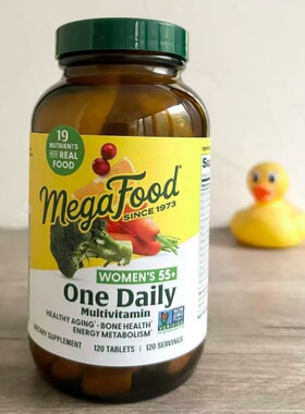MegaFood Women55+女性复合综合维生素55岁以上once每天一粒daily