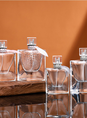 宇兮YUXI 香水瓶裸瓶15卡口玻璃香水瓶喷雾空瓶透明香水分装瓶