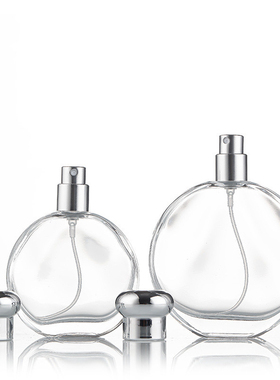 宇兮YUXI 高档香水瓶50ml100ml卡口分装瓶喷雾瓶分装厚底玻璃空瓶