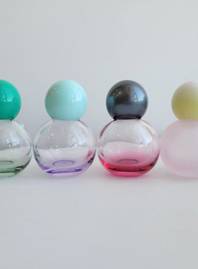 宇兮YUXI 30mL喷色香水瓶玻璃瓶13卡口喷雾玻璃瓶便携彩色喷雾瓶