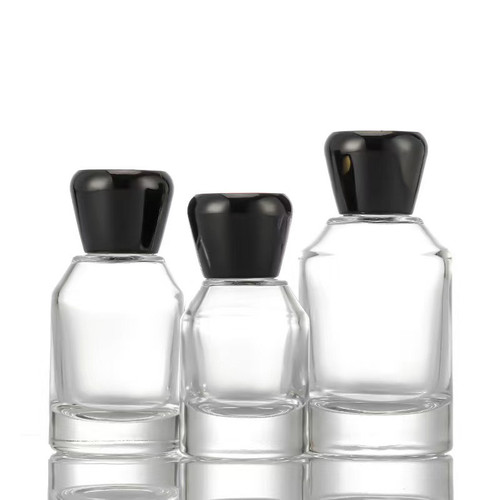 宇兮YUXI 倒锥形盖子30ml 50ml100ml卡口圆柱香水瓶斜肩喷雾空瓶