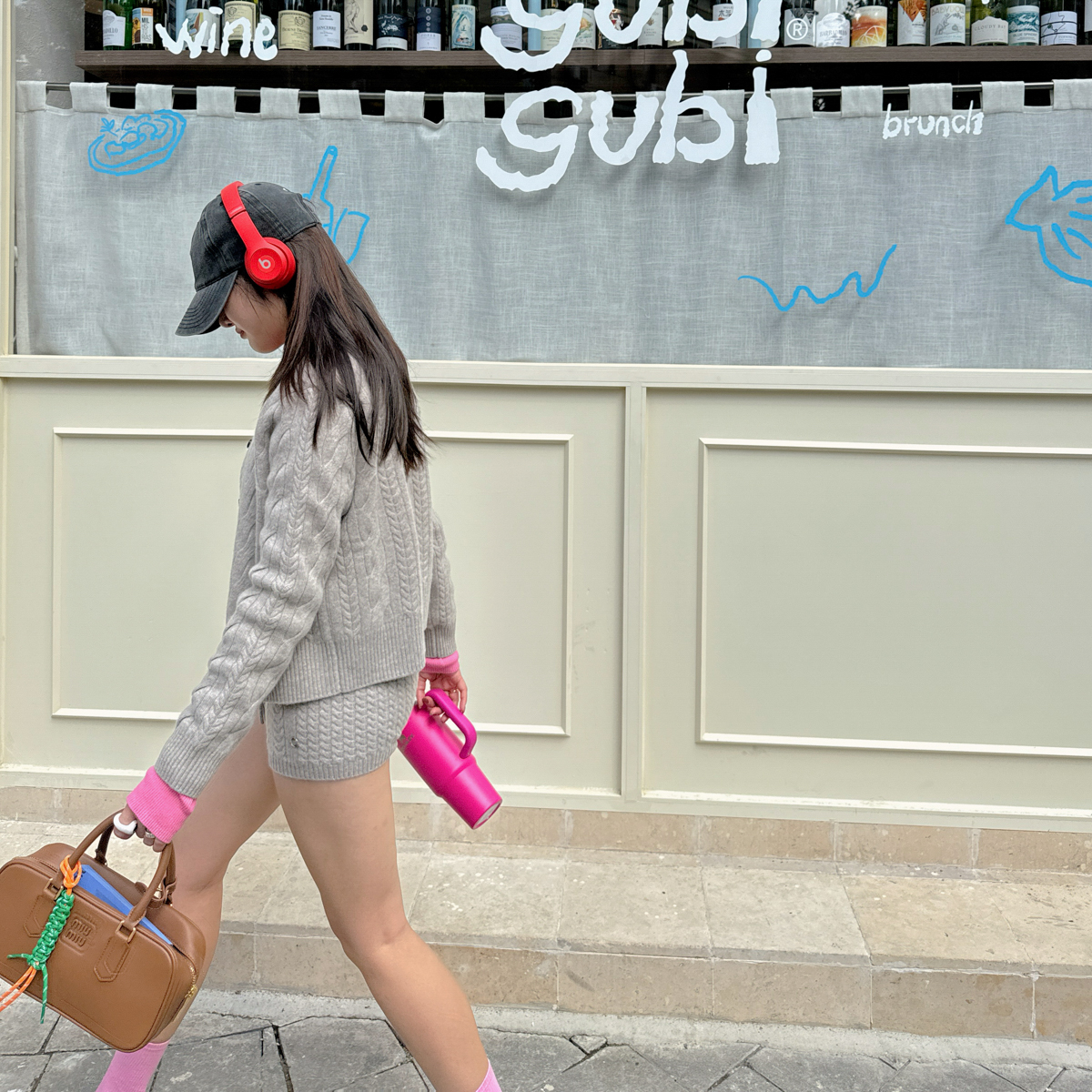 TZCO 24秋「燕麦套装」康赛妮羊毛羊绒温柔针织开衫短裤