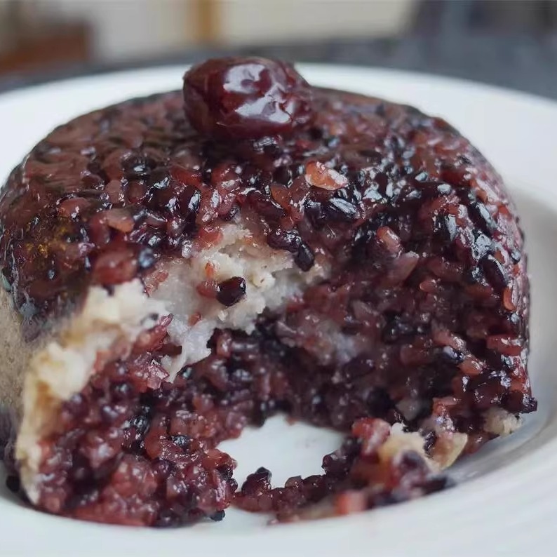 福宴仙黑米芋泥饭手工芋泥夹心八宝饭方便米饭血糯八宝饭糯米饭