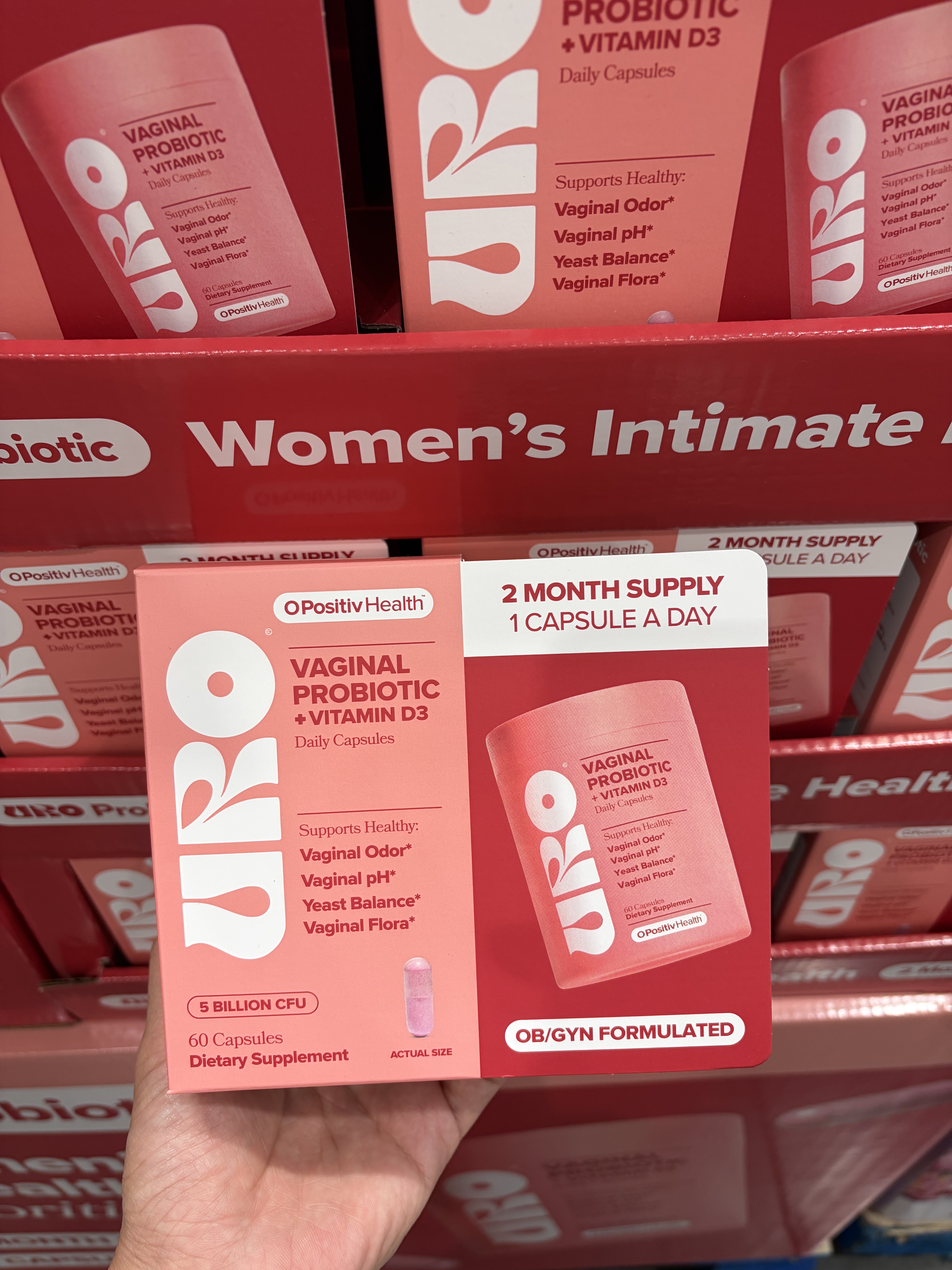 美国URO女性私处益生菌益生元乳杆菌平衡菌群Vaginal Probiotics
