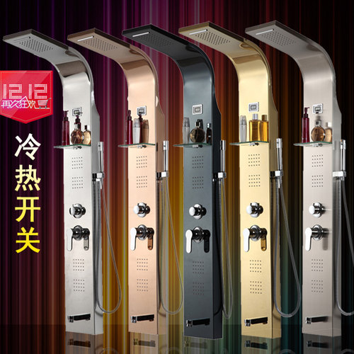 304不锈钢挂墙式淋浴花洒