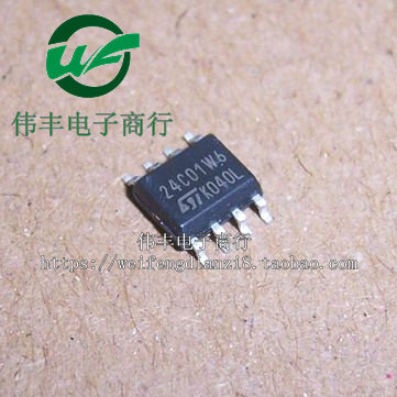 M24C01WMN6TP ST 24C01W6 SOP8脚 全新储存器芯片 可代烧录 进口
