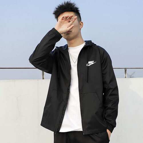 耐克夹克男运动服上衣休闲长袖训练衣外套CZ8677-010 DA0002