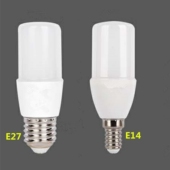 led灯泡大螺口柱型圆头尖泡灯节能灯细螺丝口暖黄白光吊灯电灯泡