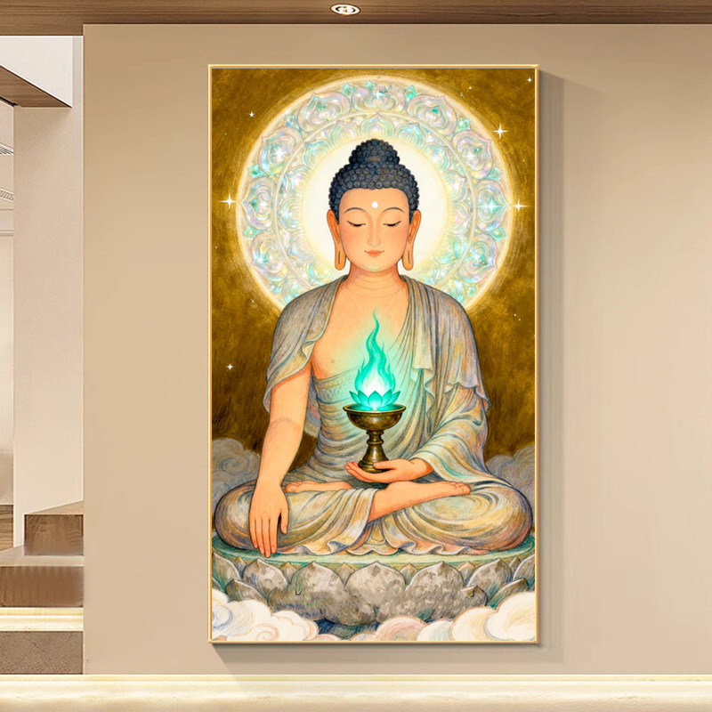 南无燃灯古佛十字绣2026新款定光佛客厅家用画像手工贴满砖钻石画图片