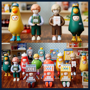 正品 幸会潮玩CIRCUS BOY BAND CBB 便利店系列盲盒 韩版创意手办