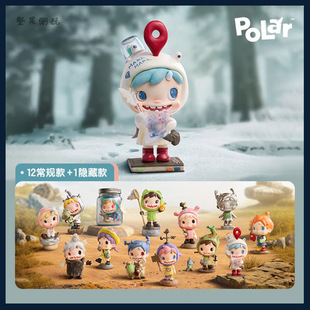 POPMART泡泡玛特 POLAR第二季 林边秘径系列盲盒 无忧可爱女孩