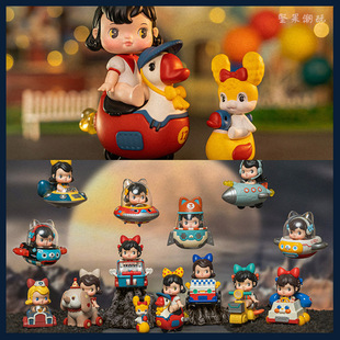 POPMART泡泡玛特 TAPOO宇宙漫游指南系列盲盒 正版怀旧人偶手办