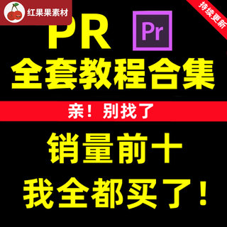 pr教程从入门到精通premiere自学进阶影视剪辑素材调色录制软件